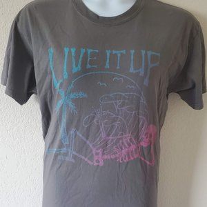 Live it Up Skeleton Graphic Tee